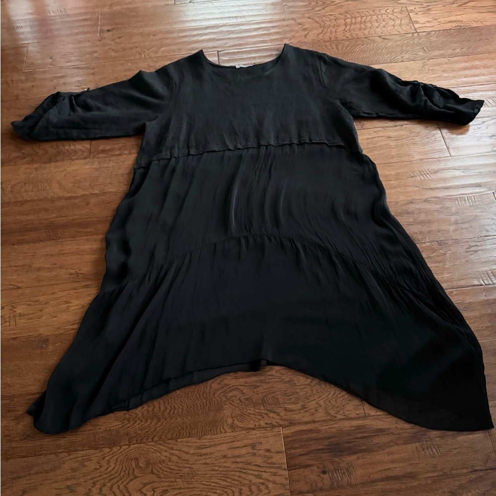 Liabella Linen Silk Blend Tunic Dress - Picture 7 of 15